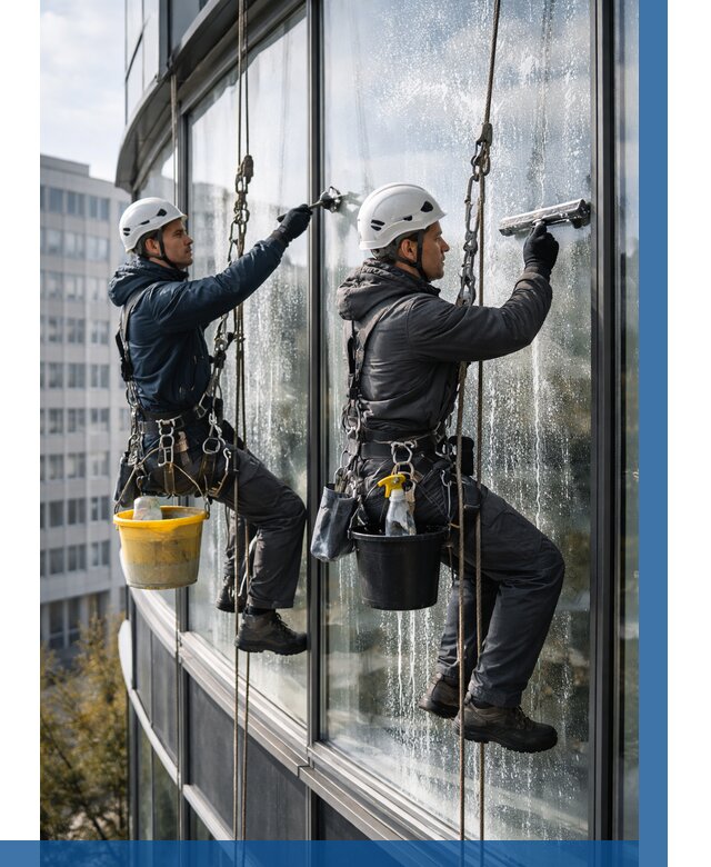 Мойка панорамных окон в Новоуральске от 357 р. заказать у ВЫСОТНИК-Нву