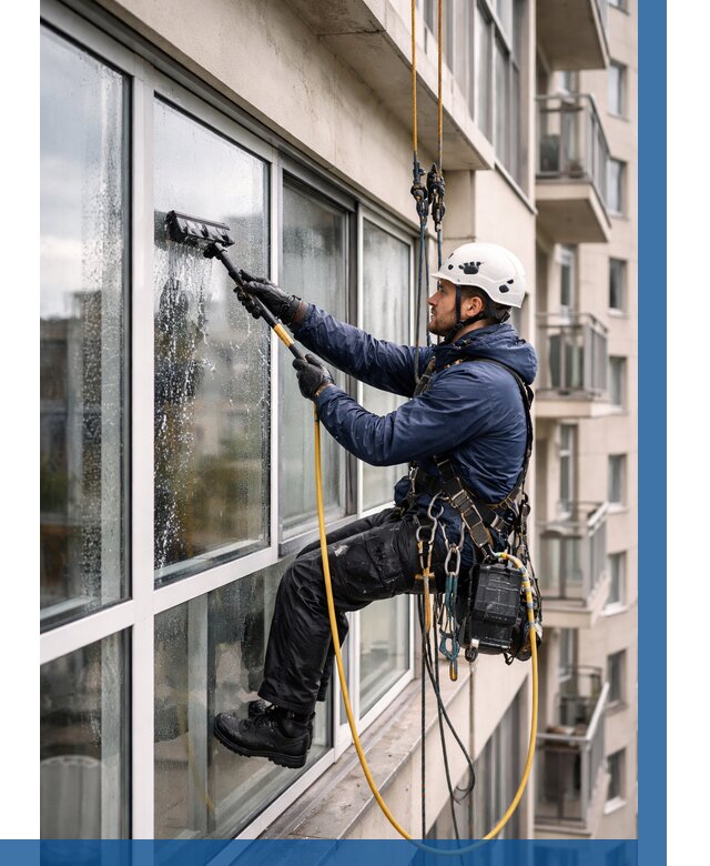 Мойка балконного остекления в Новоуральске от 3573 р. | ВЫСОТНИК-Нву