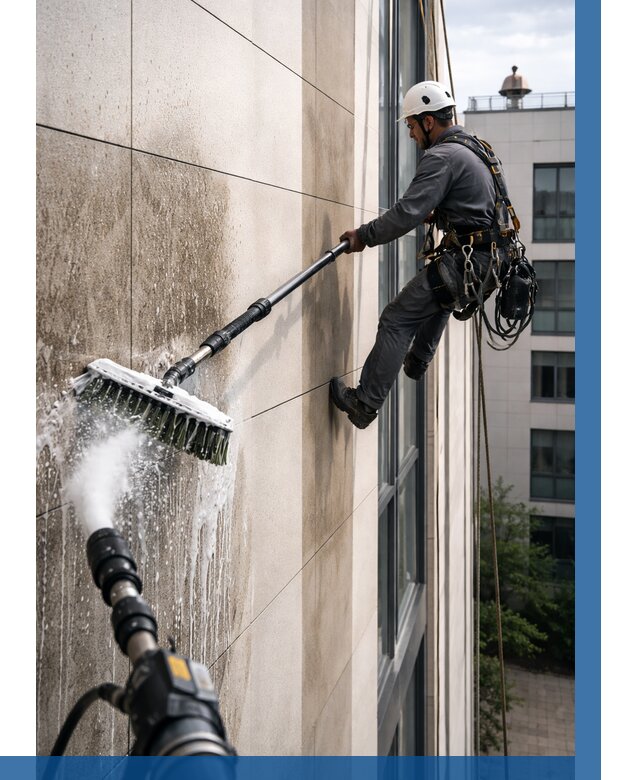 Мойка фасада из керамогранита в Новоуральске от 306 р. | ВЫСОТНИК-Нву