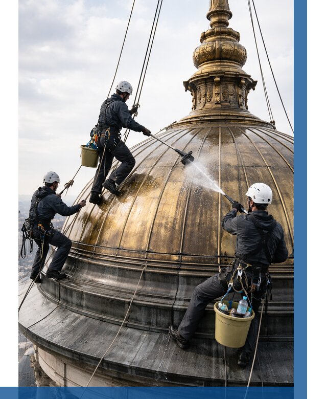 Мойка куполов и шпилей в Новоуральске от 8166 р. - заказать | ВЫСОТНИК-Нву