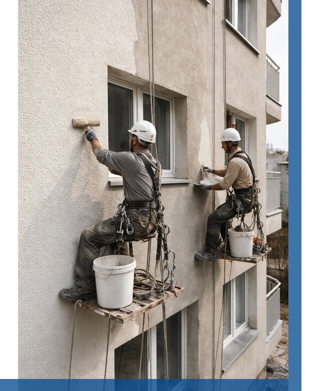 Нанесение короеда на фасад в Новоуральске от 459 р. | ВЫСОТНИК-Нву