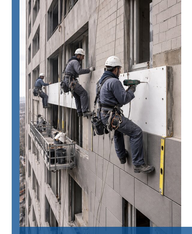 Монтаж фасадных термопанелей высокого качества в Новоуральске