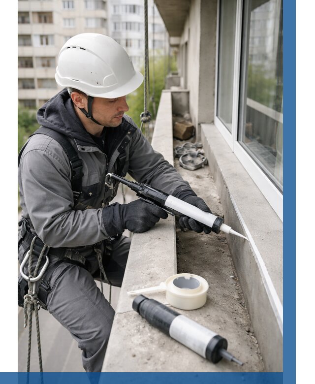 Герметизация швов лоджии в Новоуральске от 4594 р. | ВЫСОТНИК-Нву