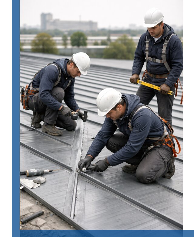 Ремонт фальцевой кровли в Новоуральске срочно и качественно