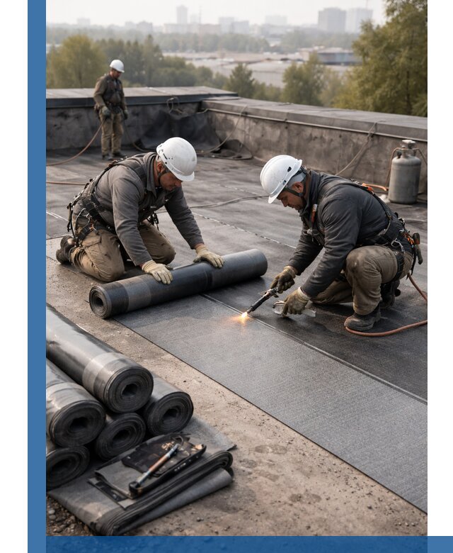 Монтаж мягкой кровли в Новоуральске профессионально и надежно