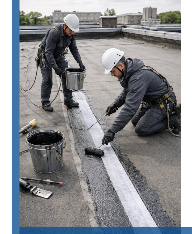 Гидроизоляция кровли мастикой в Новоуральске надежная защита