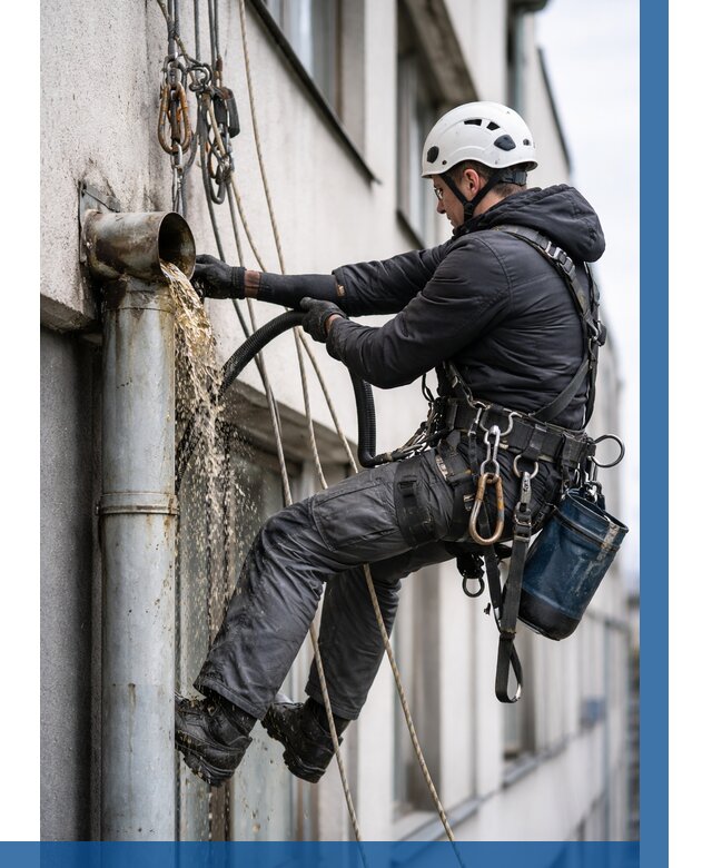 Прочистка водосточных труб в Новоуральске от 3573 р. | ВЫСОТНИК-Нву