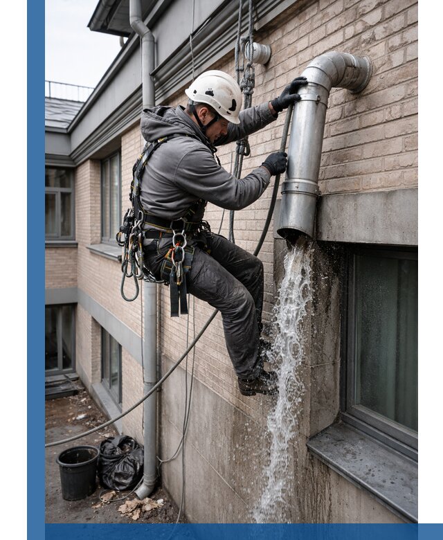 Профессиональная прочистка водосточных труб в Новоуральске с гарантией