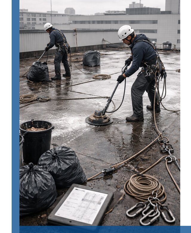 Плановая очистка кровли по графику в Новоуральске для безопасности