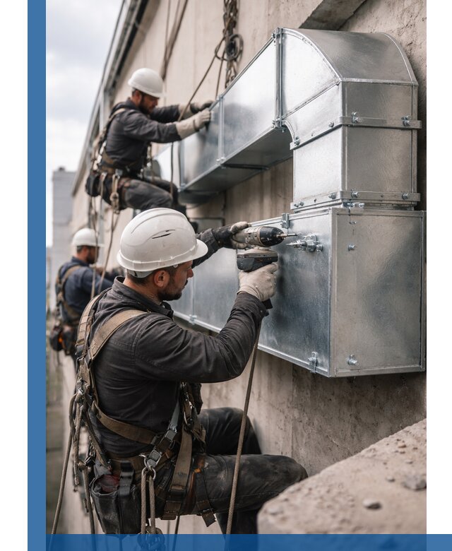 Профессиональный монтаж вентиляционных коробов в Новоуральске под ключ