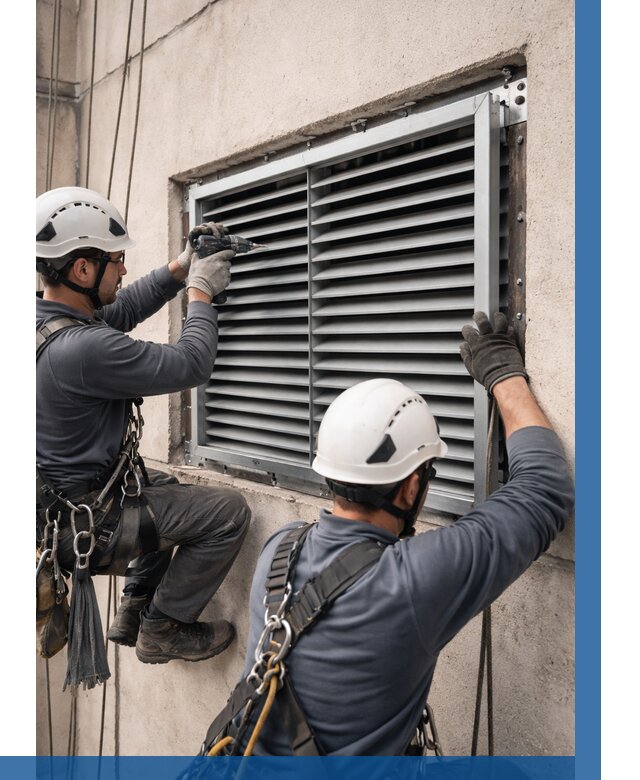 Монтаж вентиляционных решеток в Новоуральске от 4594 р. | ВЫСОТНИК-Нву