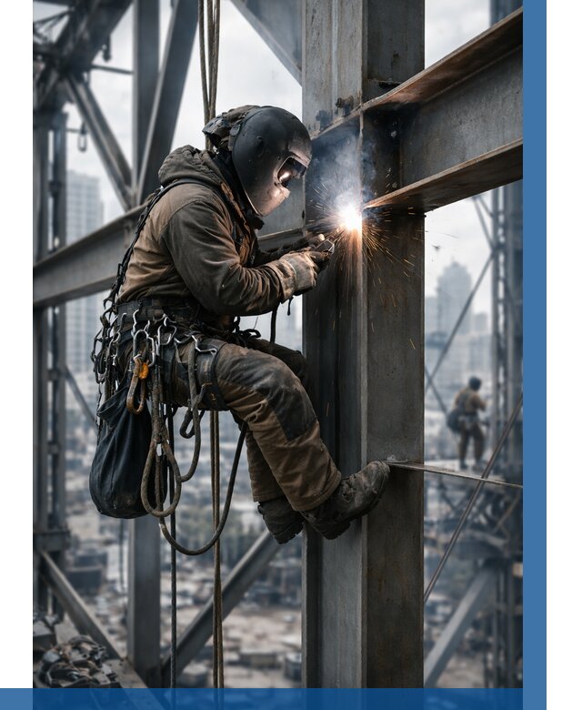 Высотные сварочные работы в Новоуральске от 3573 р. | ВЫСОТНИК-Нву