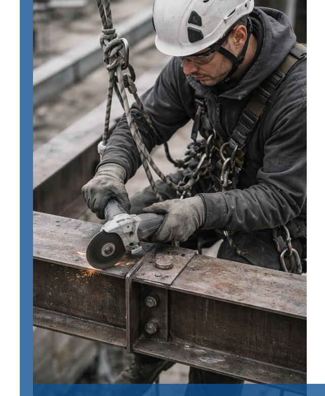 Резка металла на высоте в Новоуральске для зданий и конструкций