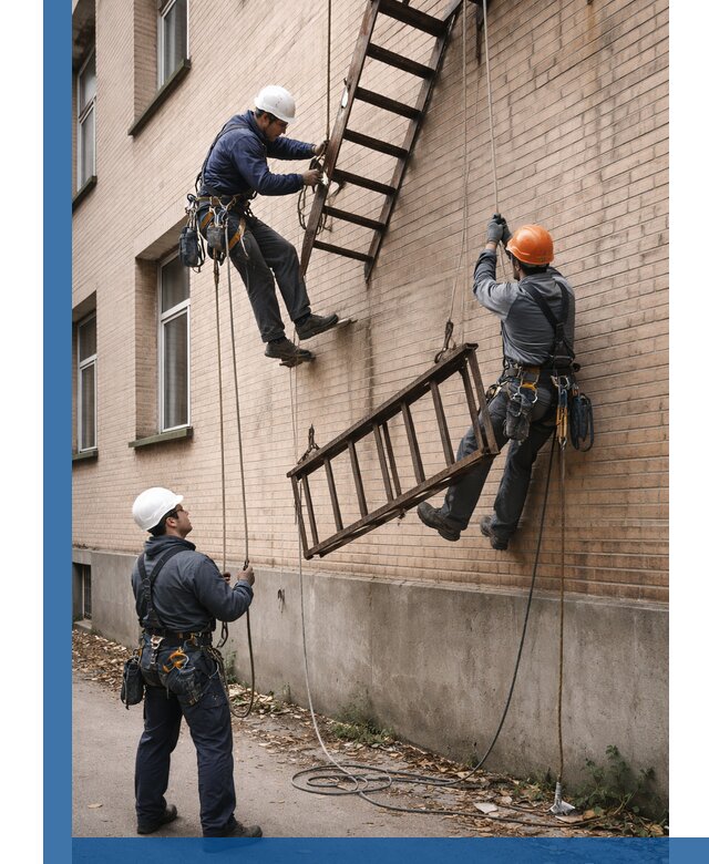 Демонтаж пожарной лестницы в Новоуральске быстро и безопасно