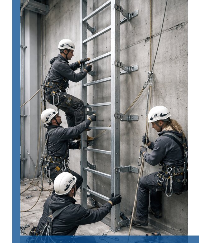 Монтаж металлических лестниц в Новоуральске под ключ со гарантией