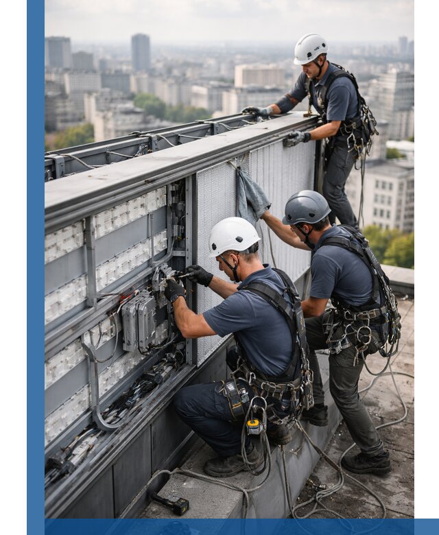 Профессиональное обслуживание крышной рекламы в Новоуральске под ключ