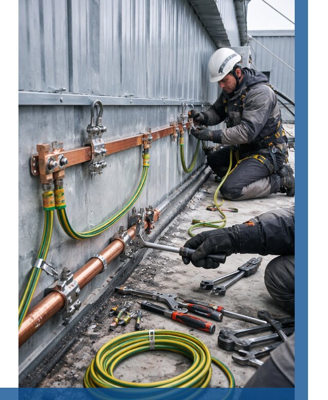 Монтаж заземления здания в Новоуральске от 25520 р. | ВЫСОТНИК-Нву