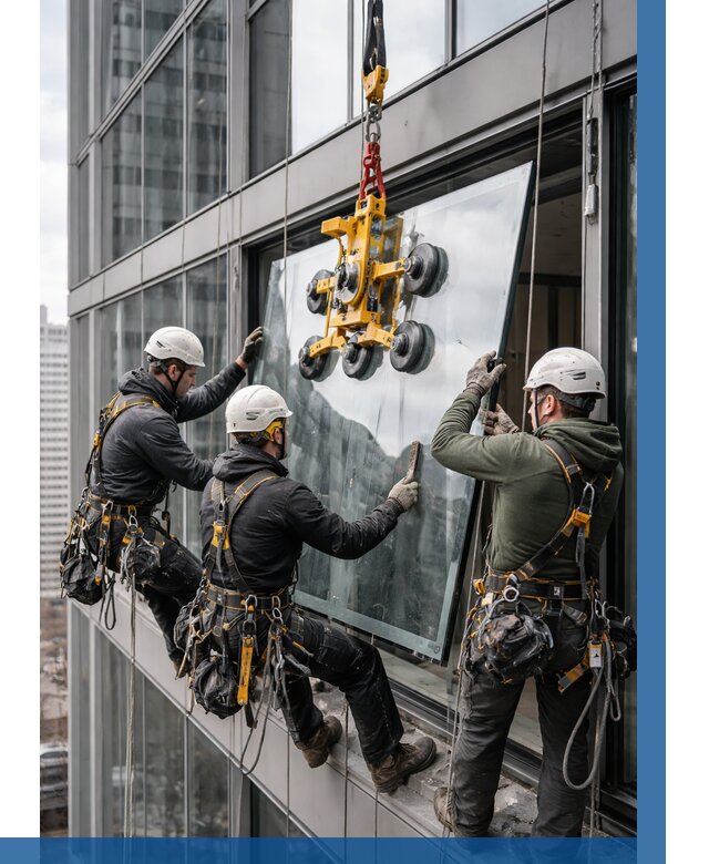 Фасадное остекление зданий под ключ в Новоуральске от 10208 р. | ВЫСОТНИК-Нву