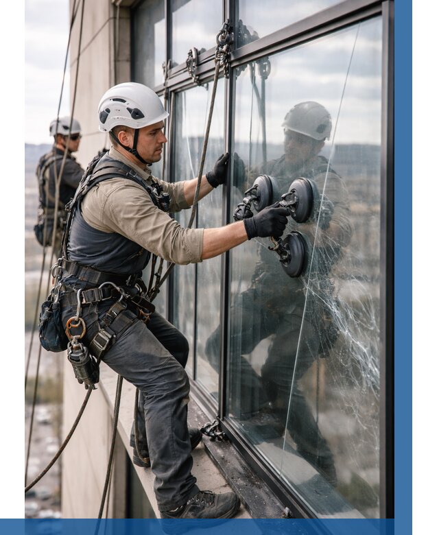 Замена стекла в витраже в Новоуральске под ключ от 8677 р. | ВЫСОТНИК-Нву