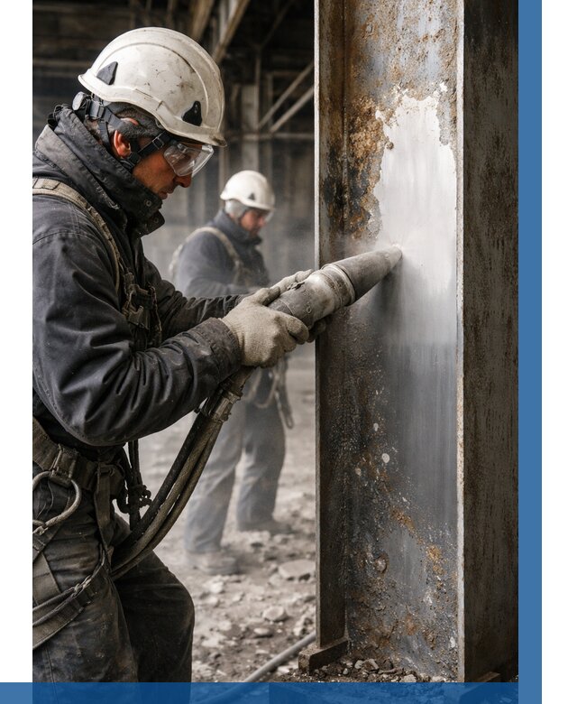 Удаление старой краски с металла в Новоуральске от 459 р. | ВЫСОТНИК-Нву