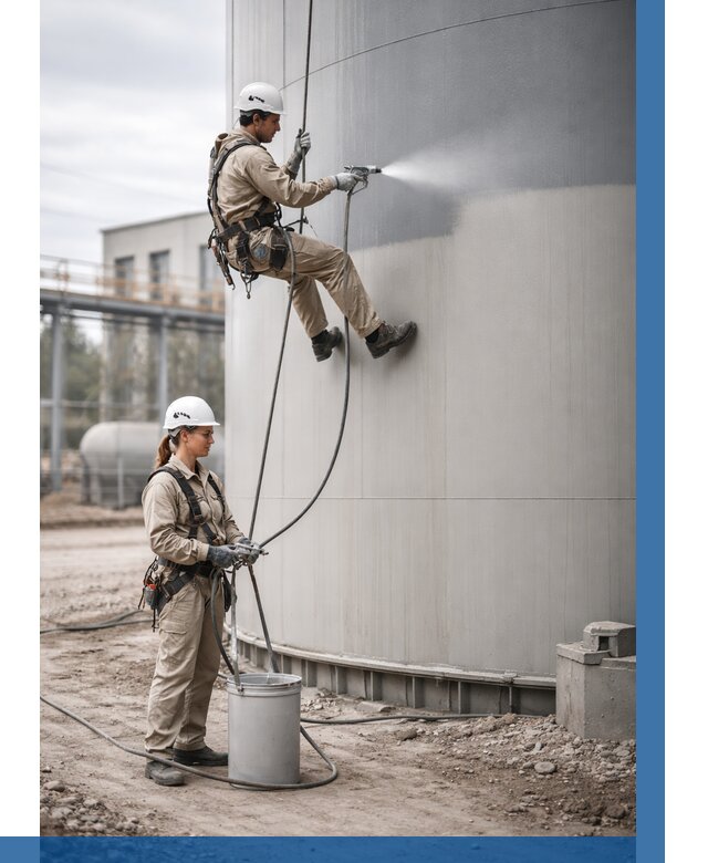 Покраска резервуаров в Новоуральске от 1225 р. | ВЫСОТНИК-Нву — заказать