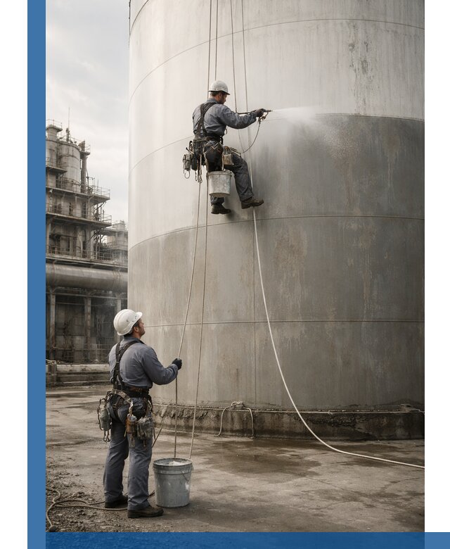 Покраска стальных резервуаров и емкостей в Новоуральске профессионально