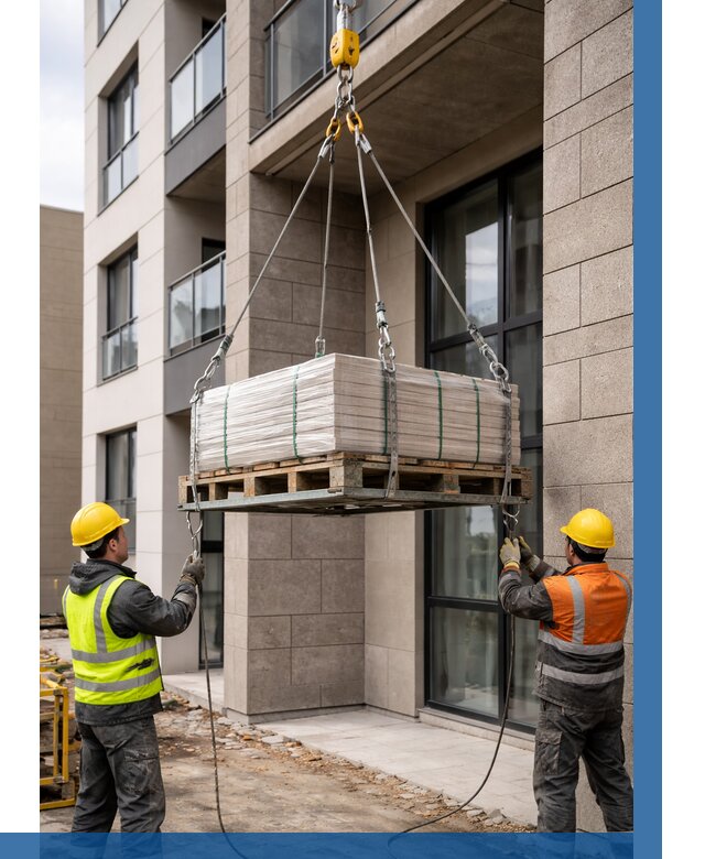 Подъем керамогранита на этаж в Новоуральске от 3573 р. | ВЫСОТНИК-Нву