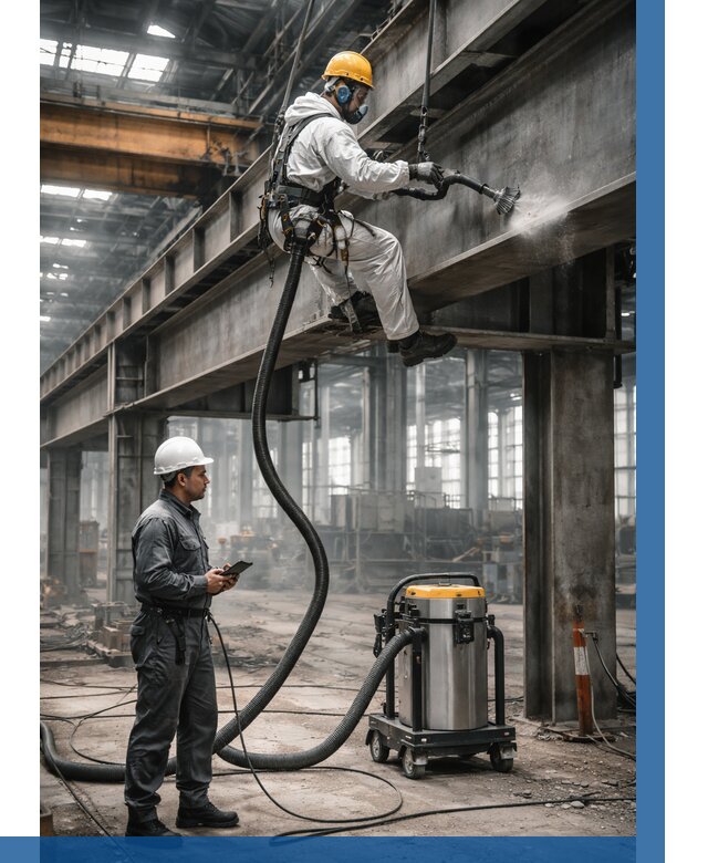 Обеспыливание конструкций в цехе в Новоуральске от 4287 р. | ВЫСОТНИК-Нву