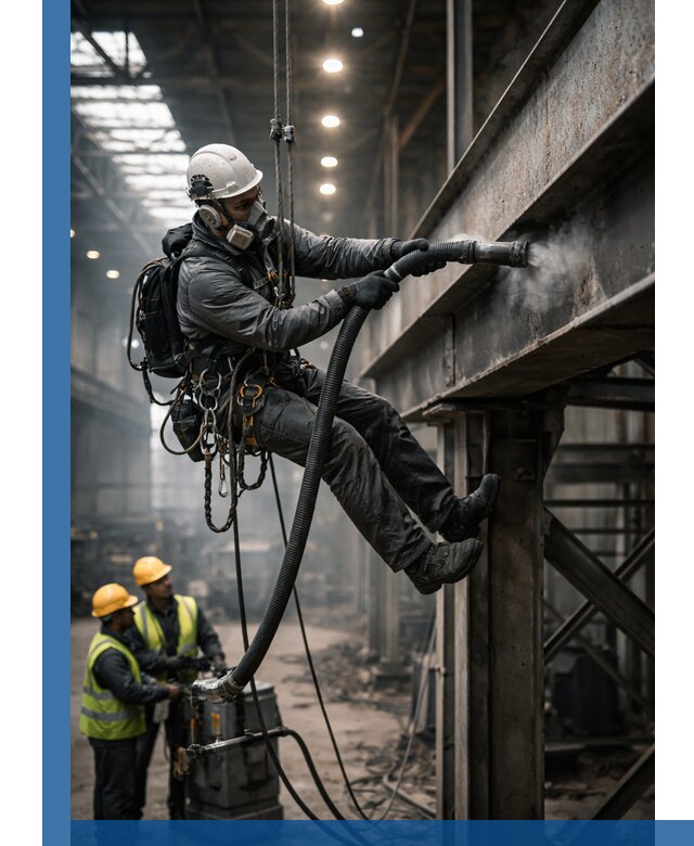 Обеспыливание конструкций в цехах промышленного производства в Новоуральске