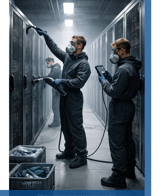 Обеспыливание серверной комнаты в Новоуральске от 4594 р. | ВЫСОТНИК-Нву