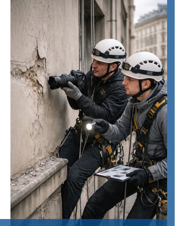 Фотофиксация дефектов фасада в Новоуральске от 4594 р. | ВЫСОТНИК-Нву