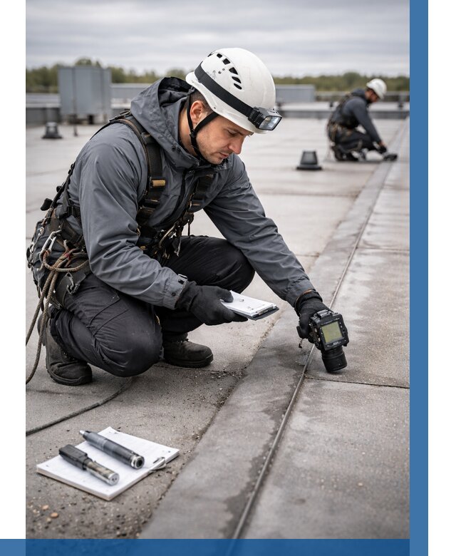 Обследование кровли на протечки в Новоуральске от 4594 р. | ВЫСОТНИК-Нву